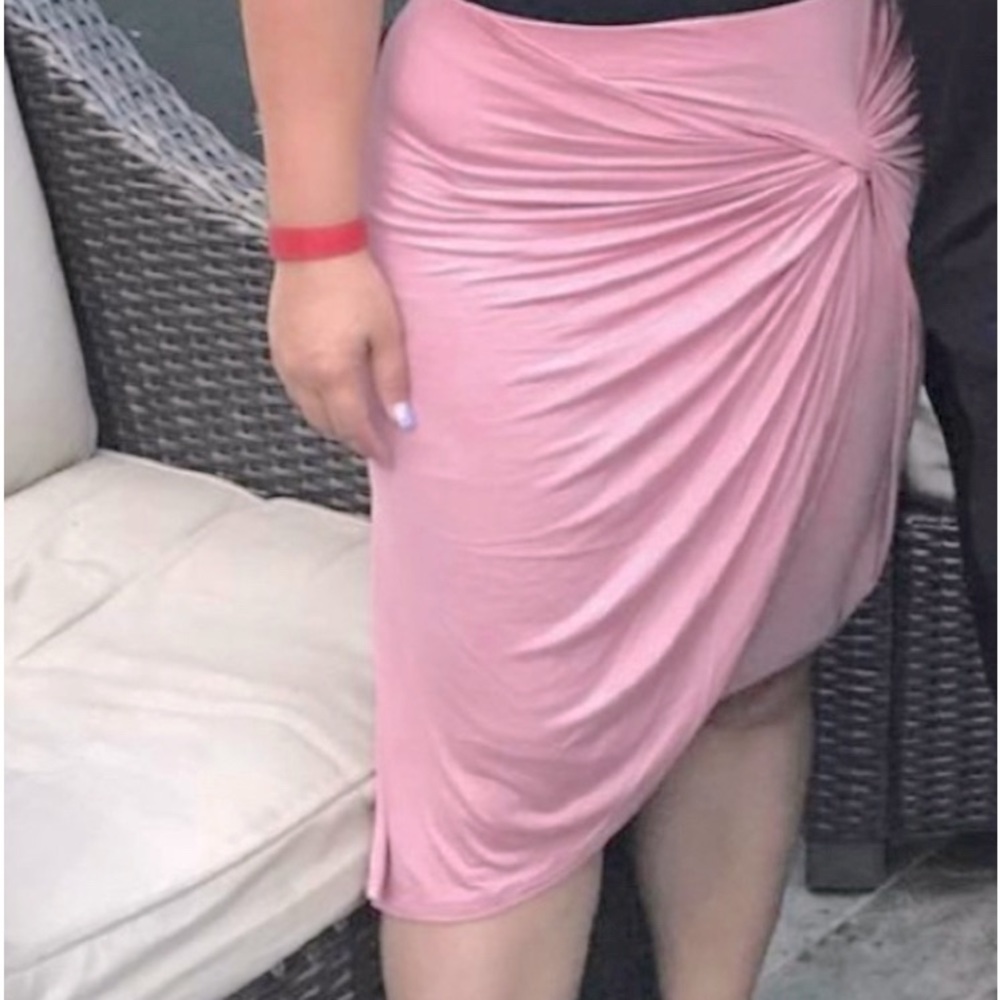 Mauve Drape Skirt